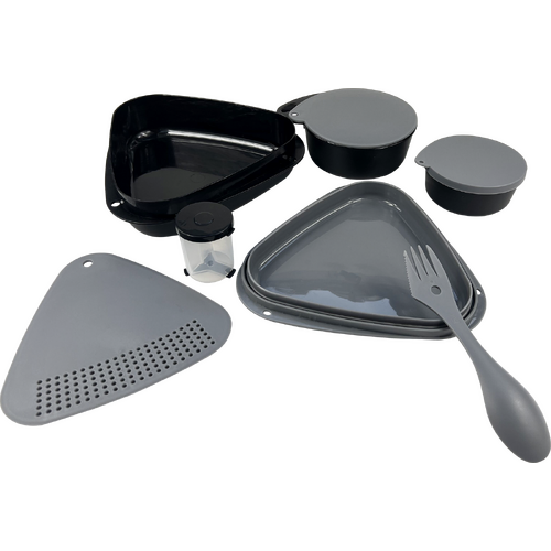 Traverse Triangular Camping Mess Kit