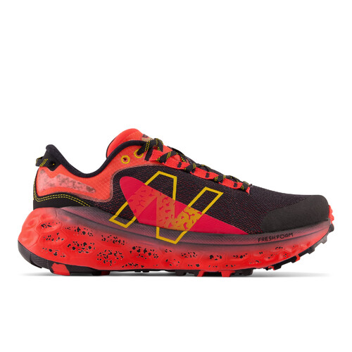 New Balance Fresh Foam More Trail V2 Mens Shoes Black Electric