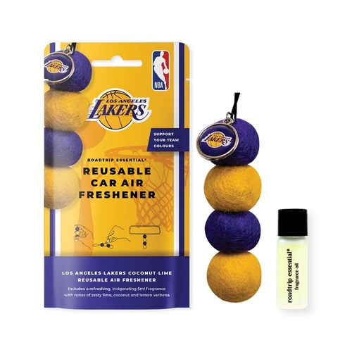 Smelly Balls Reusable Car Air Freshener - Los Angeles Lakers