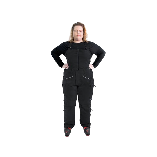Nobody's Princess Mila Snow Bib Womens Regular Ski Pants - Black - AU14/US10