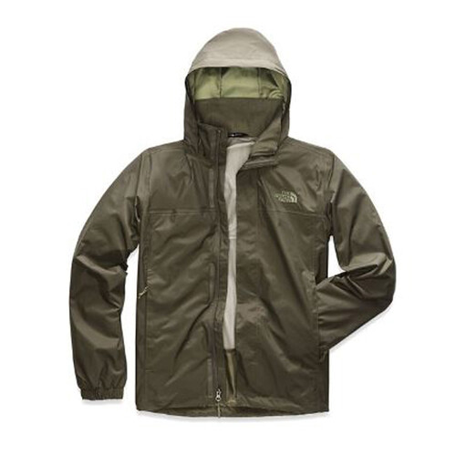 north face waterproof jacket green