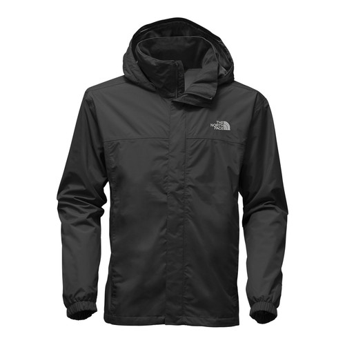 black north face jacket with hood