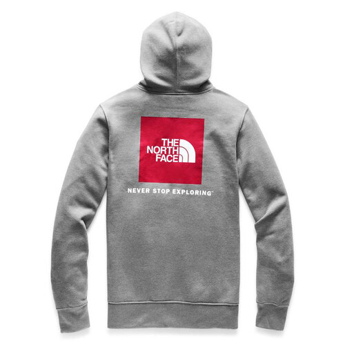 north face hoodie gray