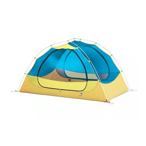 The North Face Eco Trail 2 Person 3 Season Hiking Tent - Stinger Yellow/Meridian Blue