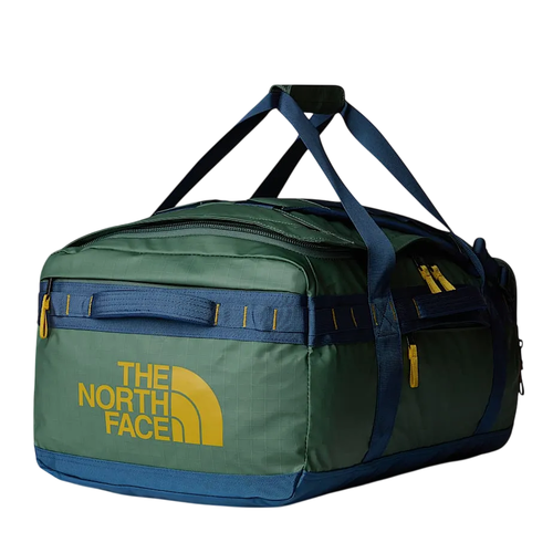 The North Face 62L Base Camp Voyager Duffel Bag - Duck Green/Shady Blue