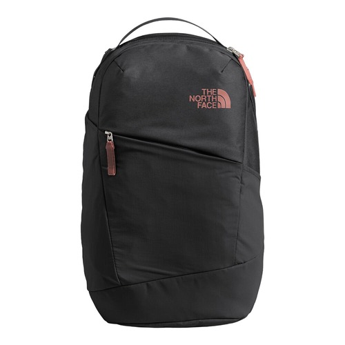 The North Face Isabella 3.0 20L Womens Everyday Backpack - TNF Black Light Heather/Burnt Coral Metallic/NPF