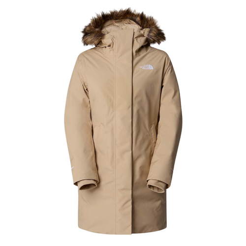 The North Face Arctic Womens Insulated Waterproof Parka - Khaki Stone - M