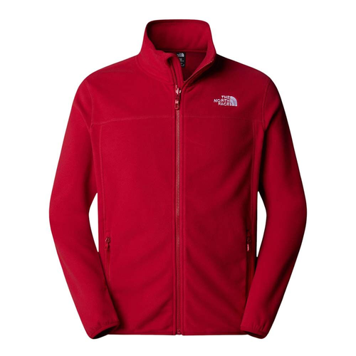 The North Face 100 Glacier Full-Zip Mens Fleece Jacket - Garnet Red - M