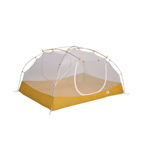 The North Face Trail Lite 3-Person Lightweight Hiking Tent - Khaki Stone/Arrowwood Yellow