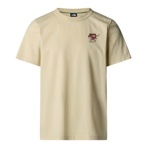 The North Face Cartoon Logo Mens Relaxed T-Shirt - Gravel - S