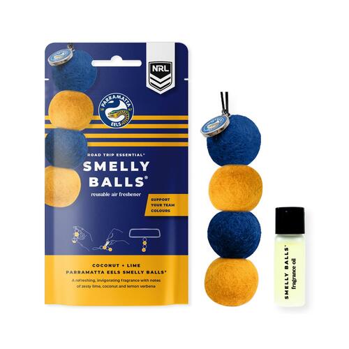 Smelly Balls Reusable Car Freshener - Paramatta Eels Set