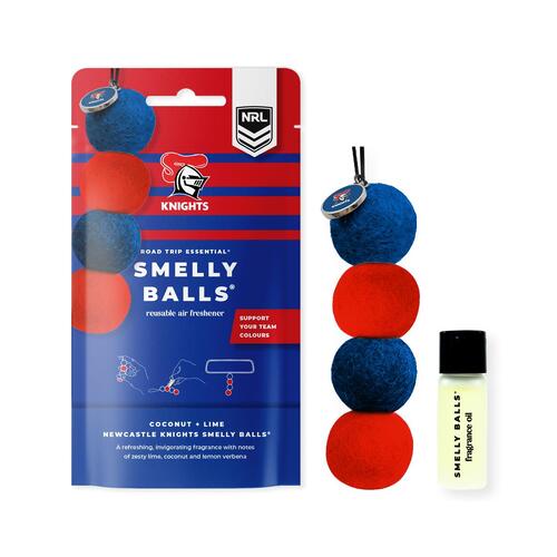Smelly Balls Reusable Car Freshener - Newcastle Knights Set