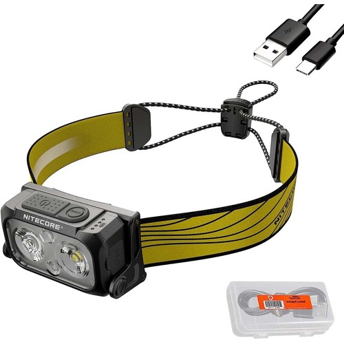 Nitecore NU25 400 Lumen Ultralight Rechargeable Headlamp - Black
