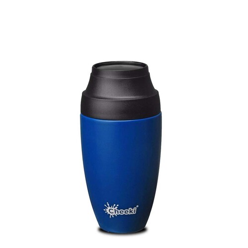 Cheeki Reusable Coffee Mug - 350ml  - Sapphire Blue