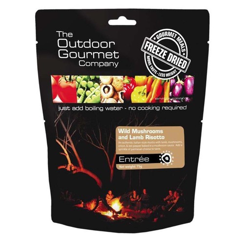 Outdoor Gourmet Wild Mush & Lamb Risotto - Double