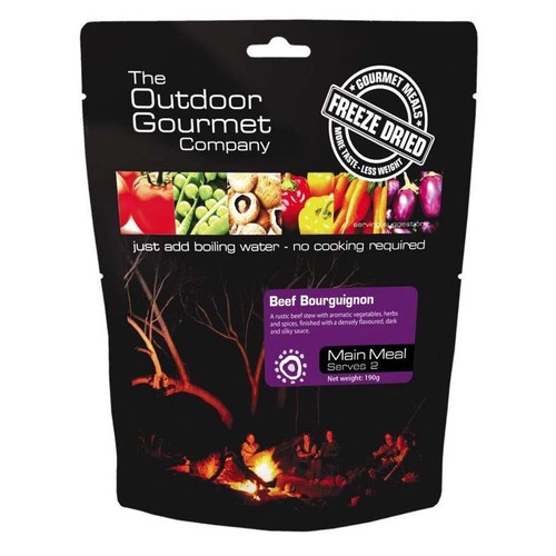 Outdoor Gourmet Beef Bourguignon - Double