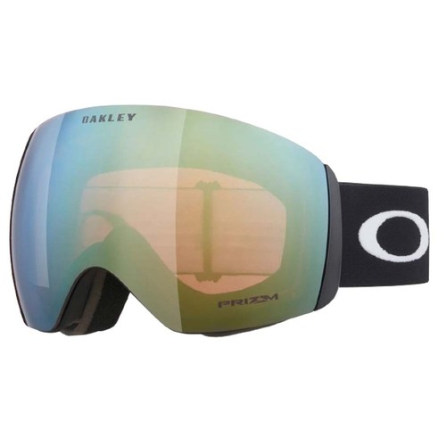 Oakley Flight Deck Unisex Snow Goggles - Large - Matte Black/Prizm Sage Gold 