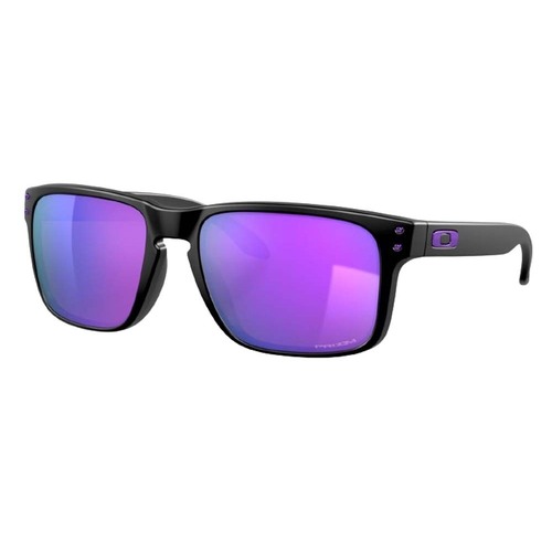 Oakley Holbrook Unisex Sunglasses - Matte Black/Prizm Violet