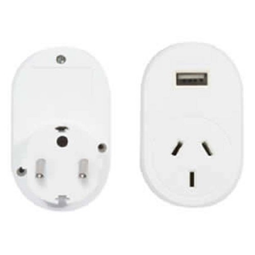 OSA Brands Travel Adaptor Euro With USB