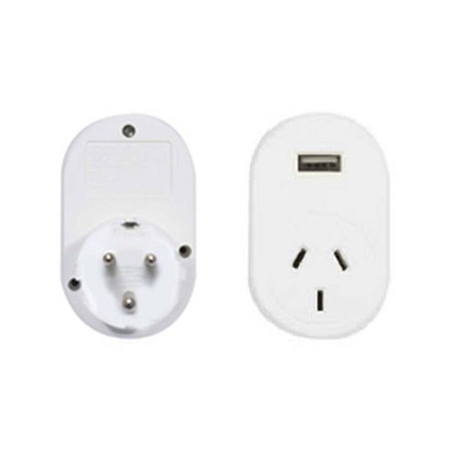 OSA Brands Travel Adaptor South Africa and India With USB