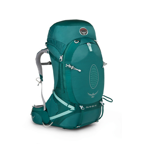Osprey Aura AG 65L Womens Hiking Rucksack Rainforest
