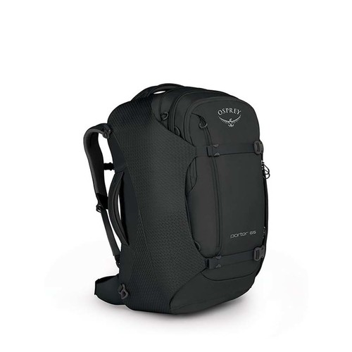 Osprey Porter 65L Lightweight Travel Backpack - Black