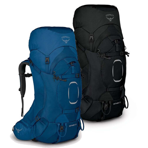 Osprey Aether 55 Mens Hiking Backpack