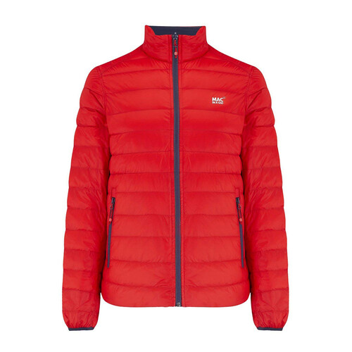 Mac In A Sac Polar Mens Reversible Insulated Down Jacket - Red/Navy