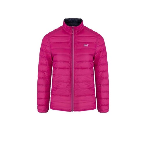 Mac In A Sac Polar Womens Reversible Insulated Down Jacket - Fuchia-Navy - S