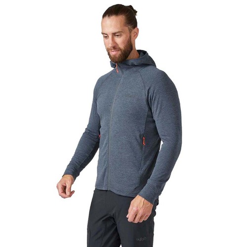 Rab Nexus Mens Fleece Hoody - Steel - S