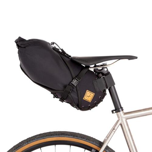 Restrap Bikepacking 8L Saddle Bag + Dry Bag - Black/Black
