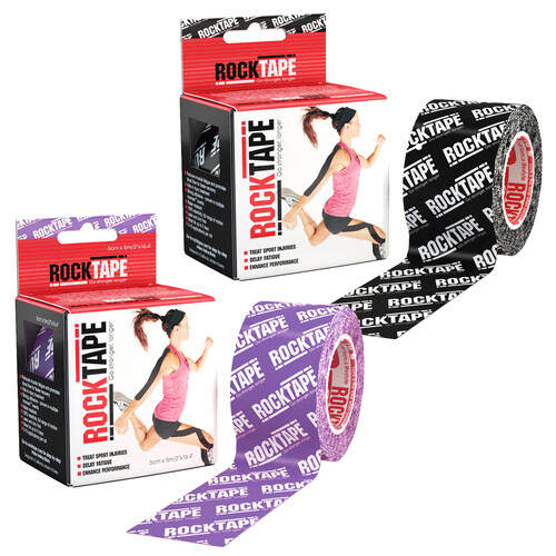 RockTape Logo Kinesiology Tape Roll - 5cm x 5m