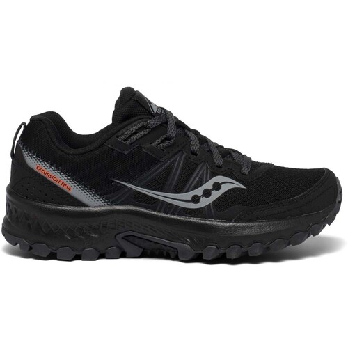 Saucony Excursion TR14 Womens Trail Running Shoes - Black/Charcoal