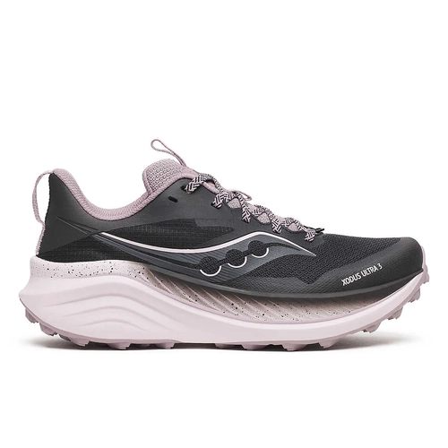 Saucony Xodus Ultra 3 Womens Trail Running Shoes - Black/Quail