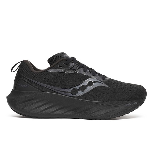 Saucony Triumph 22 Womens Road Running Shoes - Triple Black