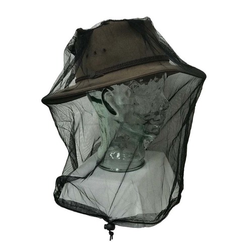 AOS Mosquito Mozzie Fly Insect Head Net - XL - Black