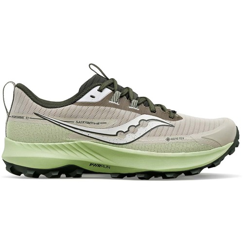 Saucony Peregrine 13 Gtx Mens Trail Running Shoes - Dust/Umbra - 10