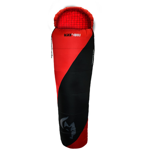Black Wolf Campsite Summer Series Kids +10 Sleeping Bag - True Red