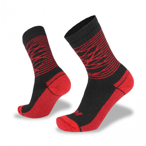 Wilderness Wear Fusion Max Socks - Black/Red