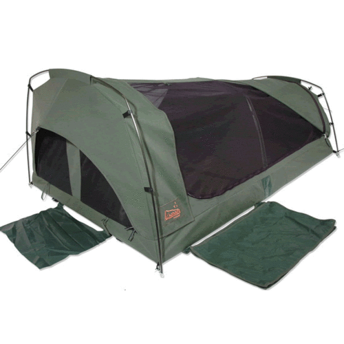 Sahara Wanderer Deluxe Double Dome Canvas Swag & Bag 