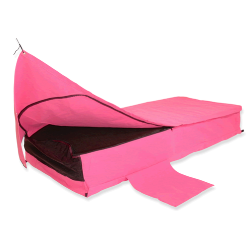 Sahara Traveller Deluxe King Single Traditional Swag & Bag - Pink