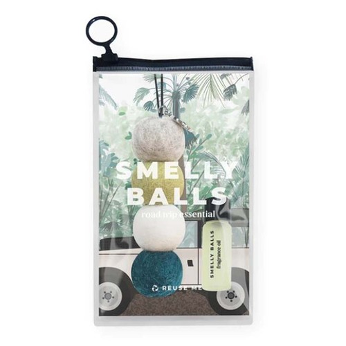 Smelly Balls Reusable Car Freshener Serene Set Coconut + Lime