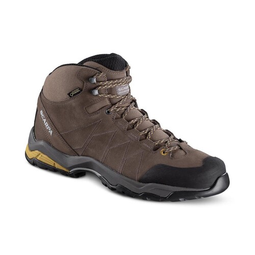Scarpa Moraine Plus Mid GTX Mens Waterproof Hiking Boots - Charcoal/Sulphur Green