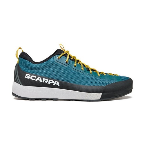 Scarpa Gecko LT Mens Approach Shoes - Petrol/Mustard - EU44/US10.5