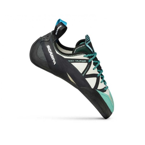 Scarpa Vapor Womens Climbing Shoes - Dust Gray/Aqua