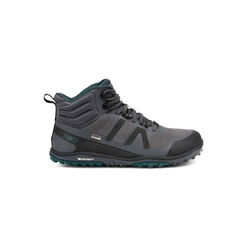 XERO Scrambler Mid II Womens Waterproof Hiking Boots - Asphalt/Sea Moss - US7