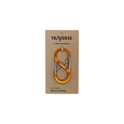 Traverse Accessory S-Biner - 66mm - Gold