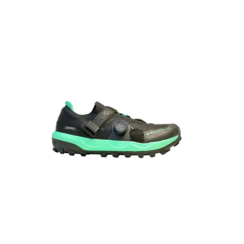 Speedland GL PDX Unisex Trail Running Shoes - Black Green - US M12/W13.5