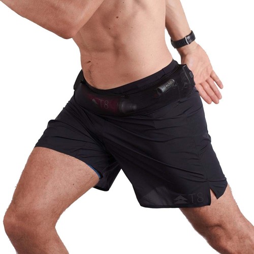T8 Sherpa V2 Mens Running Shorts - Black - XS