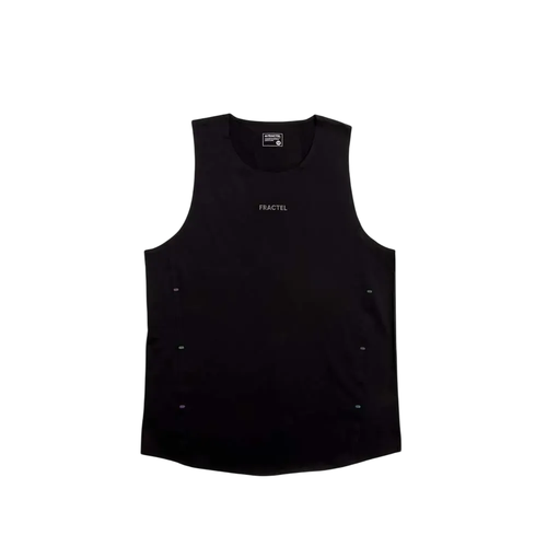Fractel Velocity Mens Running Singlet - Black - L